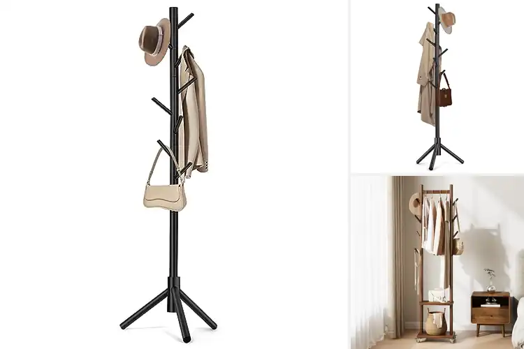 Detailed view of Best Bedroom Coat Racks: 10 Top Picks for a Tidy Space