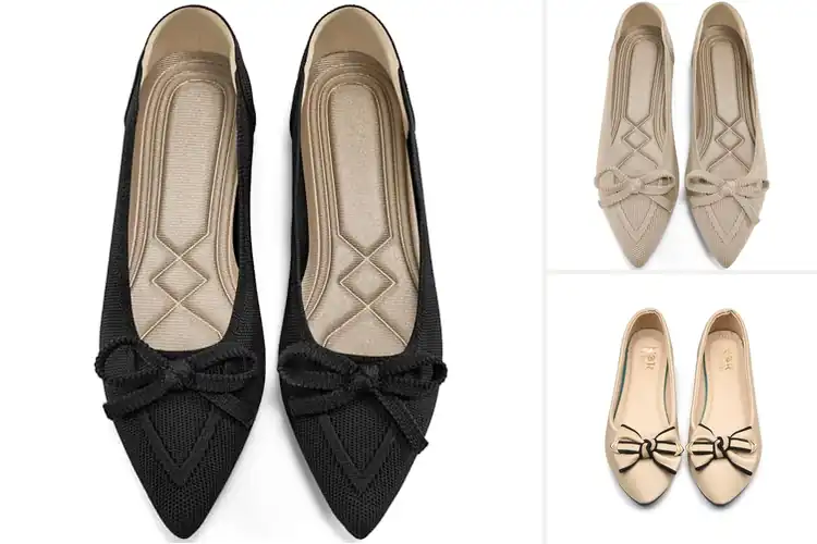 Detailed view of Best Bow Knit Shoes: Stylish Comfort Picks You’ll Love