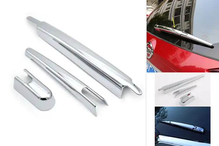 Detailed view of Best Chrome Rear Wiper Covers