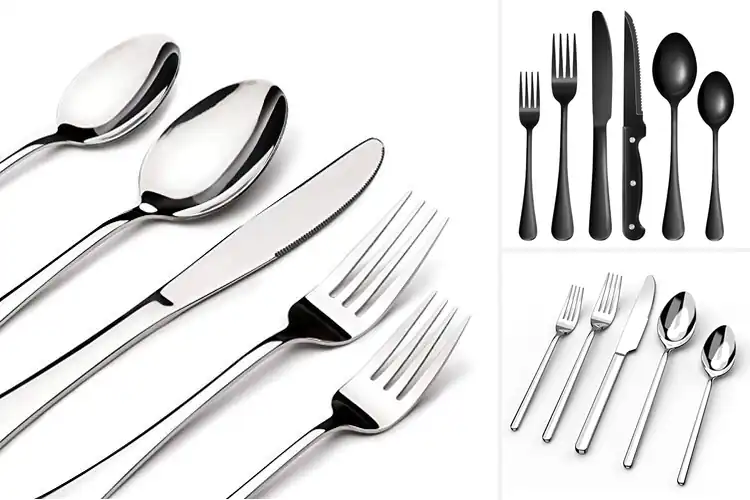 Detailed view of Best Dishwasher Safe Cutlery Sets for Easy Dining