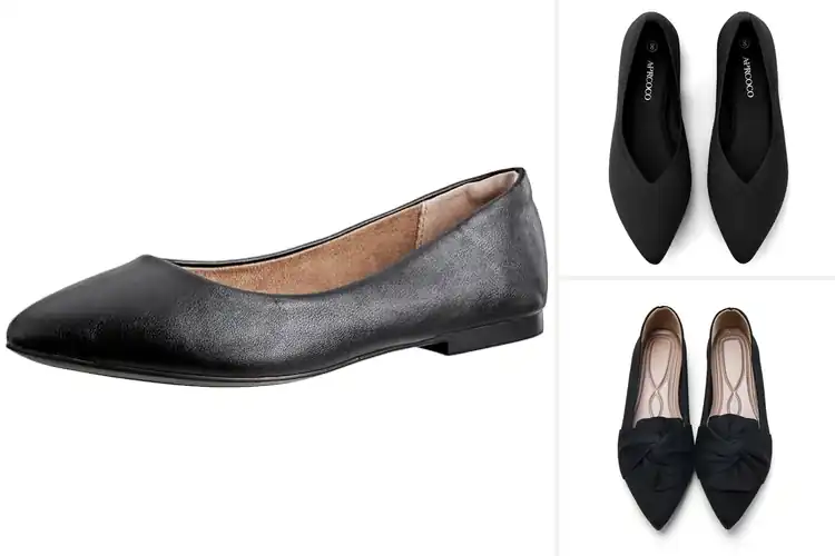 Detailed view of Best Durable Pointed Toe Flats