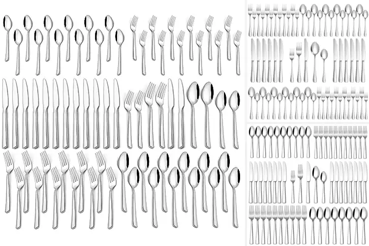 Detailed view of Best Flatware Sets for 12 People
