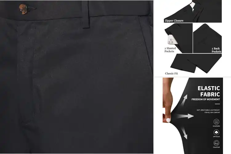Detailed view of Best Formal Dress Pants: Top 10 Picks for Timeless Elegance