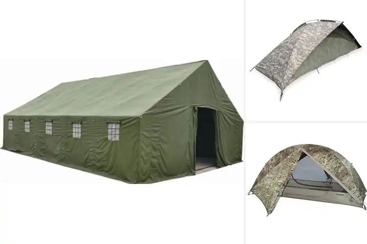 Detailed view of Best Military Tents