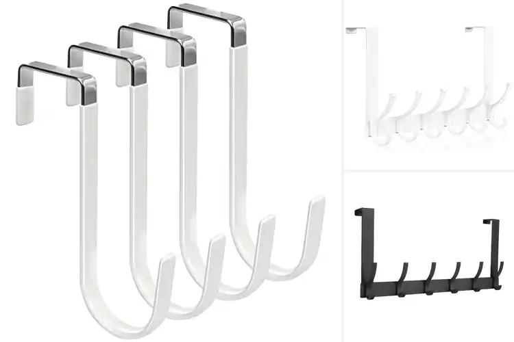 Detailed view of Best Over Door Robe Hooks: 10 Stylish Storage Solutions