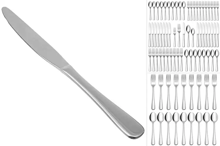 Detailed view of Best Restaurant Grade Flatware Sets