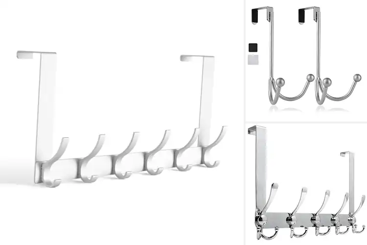 Detailed view of Best Silver Door Hooks: Top 10 Picks for a Clutter-Free Home