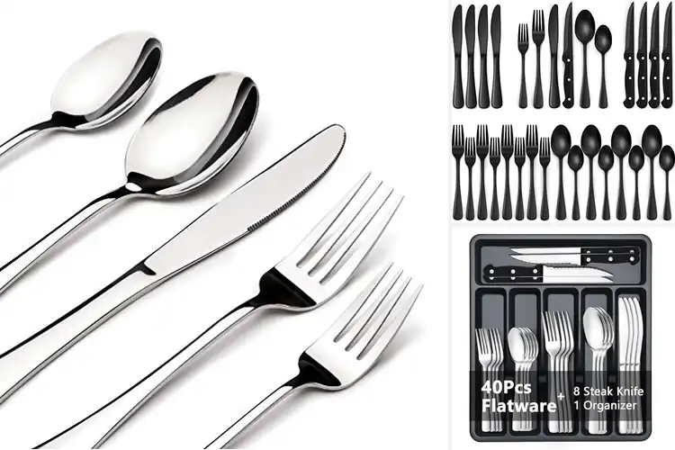 Detailed view of Best Silverware Sets for Home