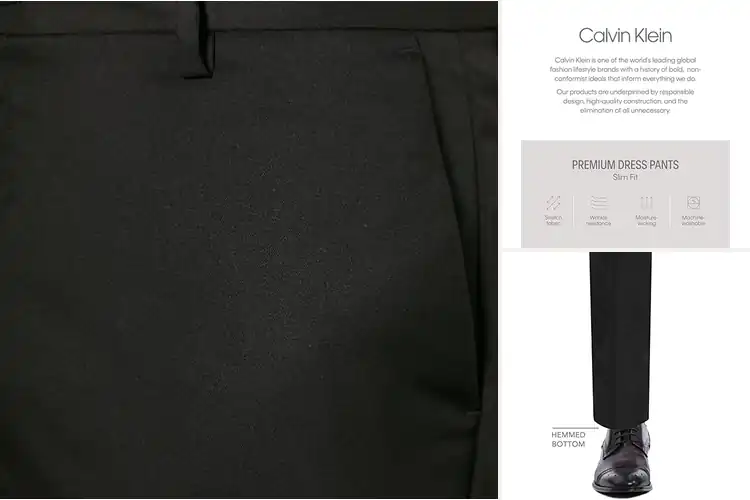 Detailed view of Best Slim Fit Dress Pants: Top 10 Stylish Picks