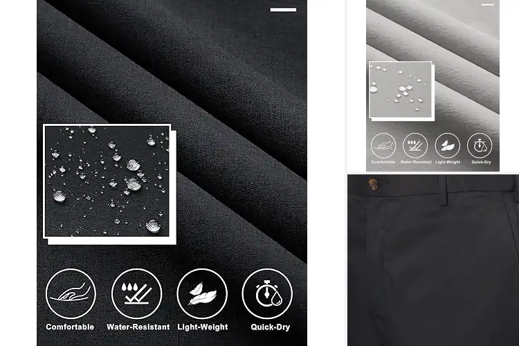 Detailed view of Best Stretch Dress Pants For Men