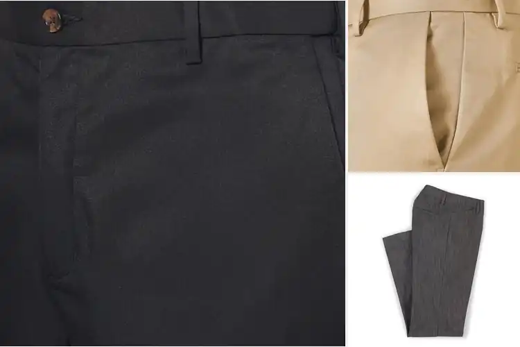 Detailed view of Best Tailored Dress Pants for Sharp Style