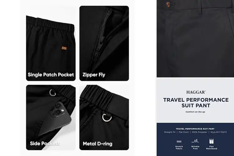 Detailed view of Best Tailored Men’s Pants