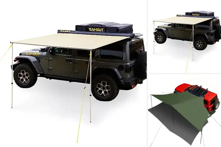 Detailed view of Best Van Awnings for Easy Camping Comfort