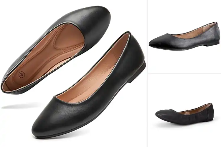 Detailed view of Best Women’s Black Dressy Flats for Effortless Elegance