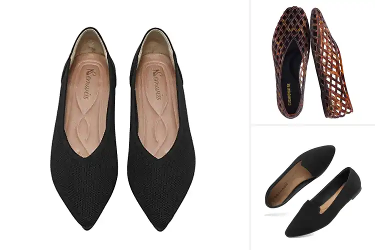 Detailed view of Best Women’s Pointed Toe Flats