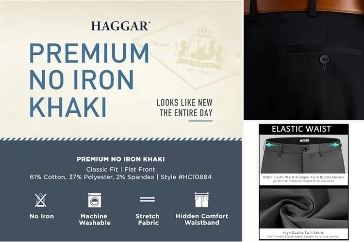 Detailed view of Best Wrinkle Free Pants: Stay Sharp in Style